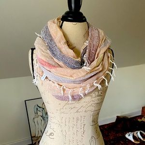 Boho infinity scarf